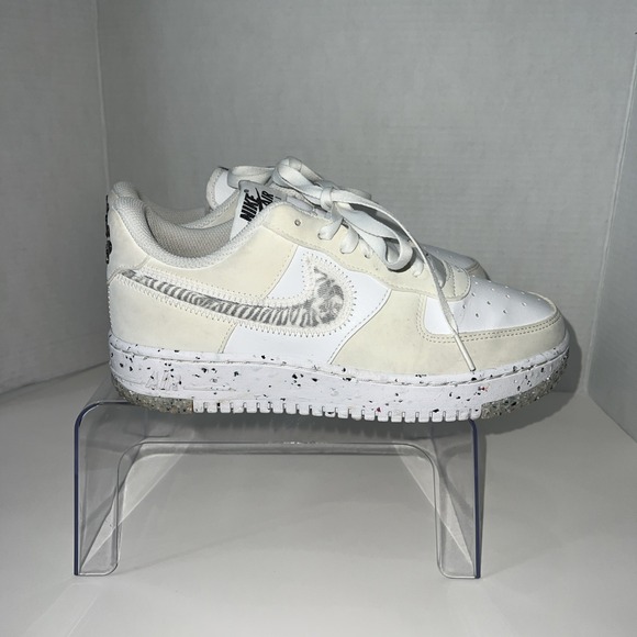 Nike Shoes - Nike Womens Air Force 1 Crater Sneakers Shoes White Size 8